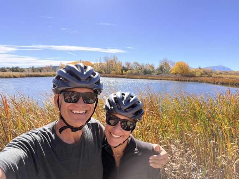 Riding through fall colors